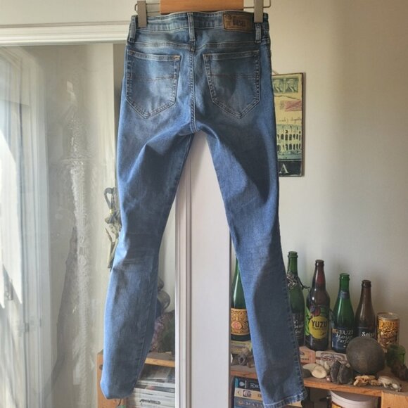 Diesel Skinzee-Xp super slim skinny jeans size W26L30 - Picture 7 of 9